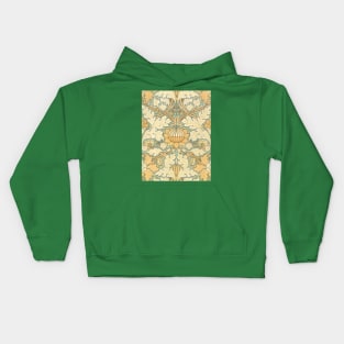 Saint James by William Morris, Vintage Textile Art Kids Hoodie